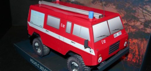 Volvo C 303 Fire Pump Truck - Papercrafts.it